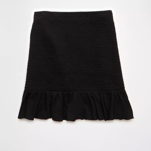 AE Sunchaser Knit High-Waisted Smocked Mini Skirt xxs - Picture 2 of 5